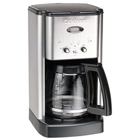 Cuisinart DCC-1200 12-Cup Brew Central Coffeemaker, Black and Stainless Steel by Coffee Makers