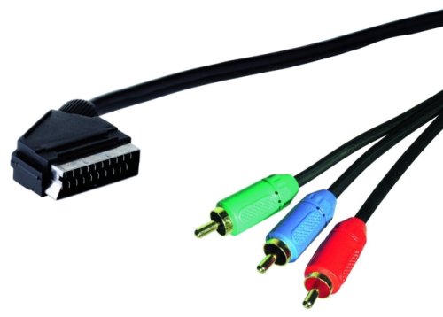 NoteBook: Neuling Electronic Verbindungskabel Scart auf 3 x Cinch YUV 5 m