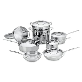 Cuisinart Chef's Classic Stainless 14-Piece Cookware Set by Cuisinart