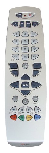 DVD Player: One For All URC 7740 Prime Line 4 Universalfernbedienung silber