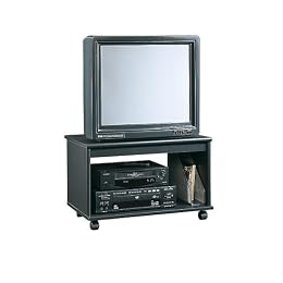Open TV Cart - Black
