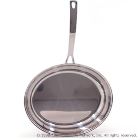 Gourmet Standard Professional Series Cookware Tri-Ply, 12 Oval Fry Pan by Gourmet Standard