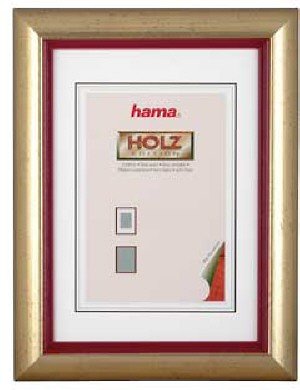 Heimkinosysteme: Hama 57865 Holz Rahmen Michig.Gold 10X15