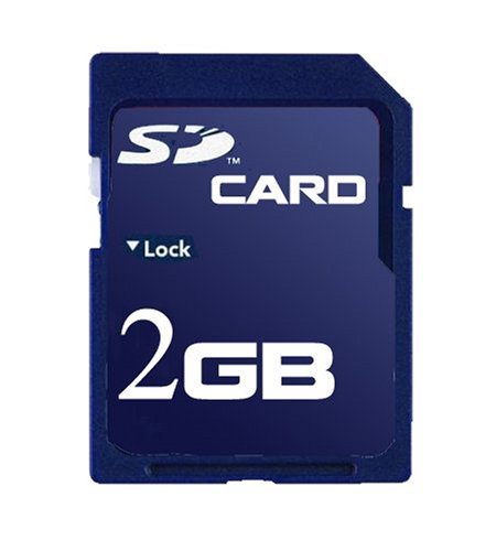 Festplatten: Secure Digital (SD) 2GB Speicherkarte -Garantie 3 JAHRE