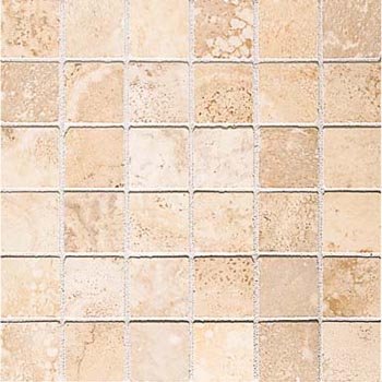 Crossville Tuscania Mosaic 2 x 2 (13x13) Siena Ambra Ceramic Tile & Stone