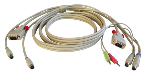 Kompaktanlagen: KVM+Audio-Kabel 1m
