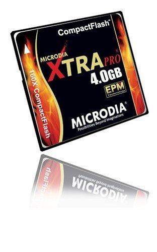 MP3 Player: MICRODIA CF Speicherkarte 160 Xtra Pro 4.0GB (Retailverpackung)