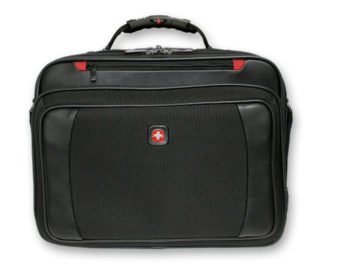 MP3 Player: MODREC INTERNATIONAL GMBH WENGER Notebooktasche Yukon mit Schulterriemen bis 17 Zoll Polyester/Vinyl schwarz