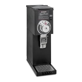 BUNN 22104.0010 G1 HD BLACK W TURKISoft Heat BURRS Bulk Coffee Grinder by Coffee Grinders