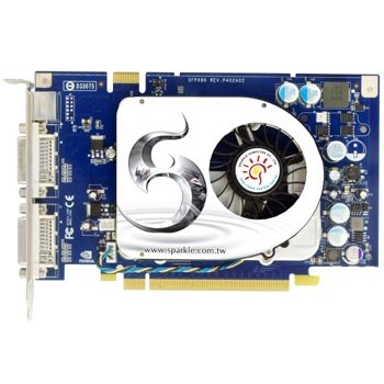 Festplatten: Sparkle NVIDIA GeForce 8600GT, 256 MB DDR3, PCI-E, Retail