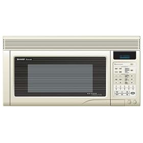 Sharp R-1872 1.1-Cubic-Foot 850-Watt Over-the-Range Convection Microwave, Bisque by Sharp