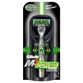 Gillette M3Power Razor with 2 Cartridges