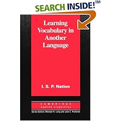 Learning Vocabulary in Another Language (Cambridge Applied Linguistics)