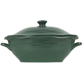 CorningWare Casual Collections 3-Quart Oval Casserole Dish, Green by Bake Sets