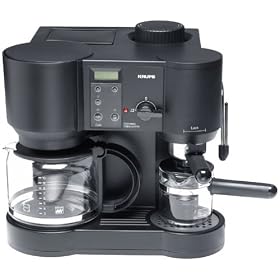 Krups 867-42 Il Caffe Bistro 10-Cup Coffee 4-Cup Espresso Maker by Krups