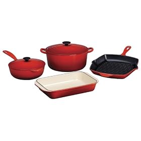 Le Creuset 6 -Piece Classic Set, Satin Red by Le Creuset