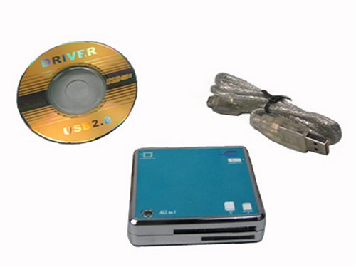 Elektronik und Foto: All-in-1 USB 2.0 Kartenleser SD-Card, MMC-Card, Allin1