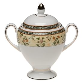 Wedgwood India Bone China Sugar Bowl by Sugar Bowls