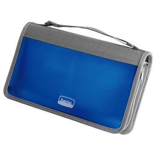 Heimkinosysteme: Hama CD-ROM Wallet 72, Blau