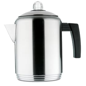 Copco Brushed 4 to 8-Cup Stainless Steel Stovetop Percolator by Copco