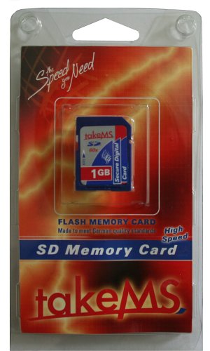 Heimkinosysteme: HighSpeed-SecureDigital Card 1GB (60x) takeMS Retail