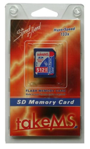 Heimkinosysteme: HyperSpeed-SecureDigital-Card 512MB (133x) takeMS