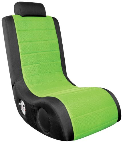 Video Game Chair - Boom Chair A44 in Black/Green - LumiSource - LS-A44-G