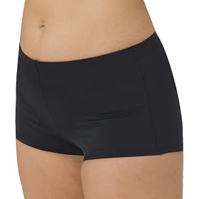 Merona® Solid Boyshort Briefs - Ebony
