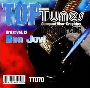 Top Tunes Karaoke CDG Bon Jovi Artist Vol. 12 TT-070
