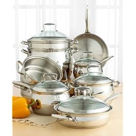 Tools of the Trade Belgique Stainless Steel 14-Piece Cookware Set by Cookware Sets
