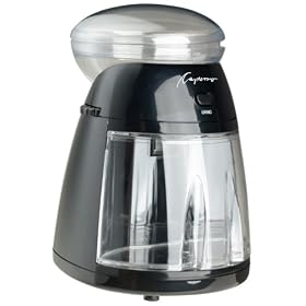 Capresso 553.01 Burr Coffee Grinder with Automatic Shutoff, Black by Capresso
