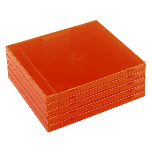 Heimkinosysteme: Hama 5er-Pack CD-Boxen Neon-Orange