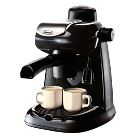 DeLonghi EC5 Steam-Driven 4-Cup Espresso and Cappuccino Maker, Black by Espresso Machines