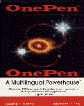OnePen OP-5 European, Cyrillic & Hebrew Languages