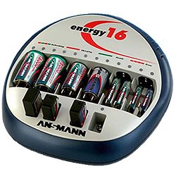 Elektronik Und Foto: Ansmann Energy16 High-Tech Tischladeger�t f�r 1-12 Akkus