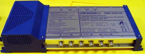 Festplatten: Spaun 5x6 Multischalter SMS 5609 NF ; f�r 6 Anschl�sse ; 5 Jahre Garantie