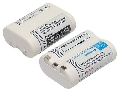 Elektronik und Foto: Akku (Li-Ion- 6V) f�r Digitalcameras von Panasonic, Ersatz f�r 2CR5M, DL245, DL345, EL2CR5