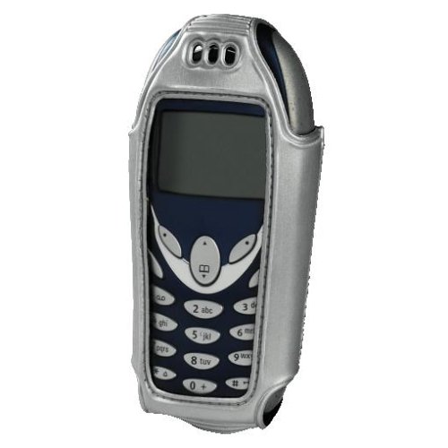 Telekommunikation: Jamba Telefontasche "Cool Silver " f�r Siemens A52/A55
