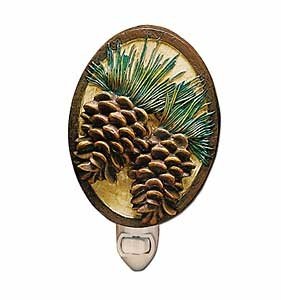 Pine Cone Lodge Night Light