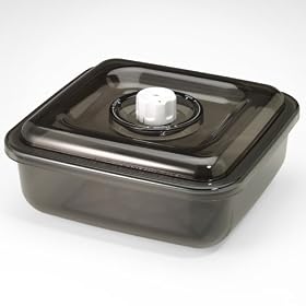 FoodSaver Quick Marinator 2-1 4-Quart Square Canister (Colors will vary) by FoodSaver