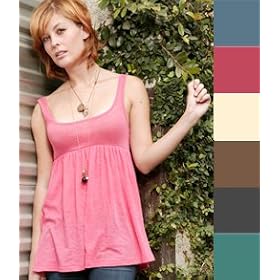 Womens : Gauze Baby Doll Top