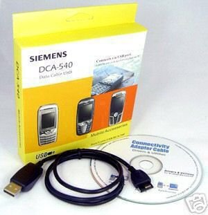 Festplatten: Siemens USB Datenkabel +Softwarepaket 65 ,70, 75, Serie wie DCA-540