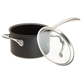 Calphalon One Nonstick 3-1 2-Quart Saucepan with Glass Lid by Calphalon