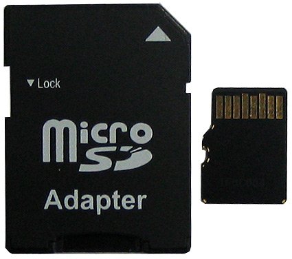 MP3 Player: MICRO SD Card 1GB (TransFlash) mit Adapter zum Auslesen der Karte auch f�r ihr Handy