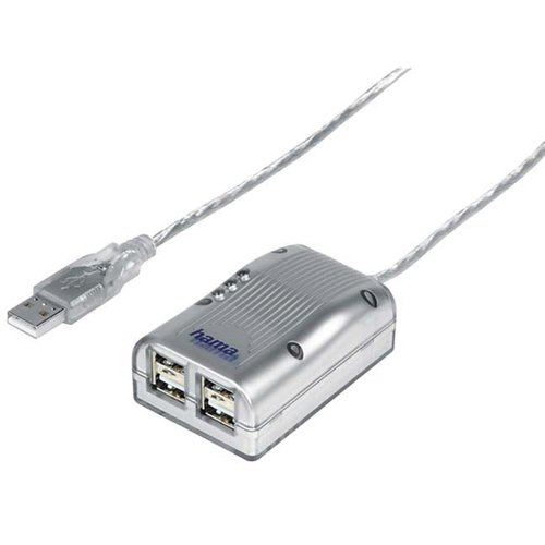 Audio und Video: USB 1.1 HUB 1:4, silver