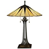 Quoizel Gotham Tiffany 2 Light Table Lamp