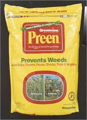 PREEN GARDEN WEED PREVENTER Pre-emergent weed control