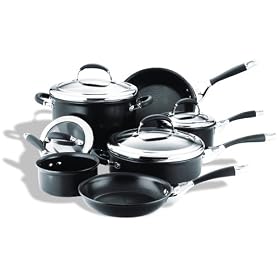 Circulon Elite 10-Piece Nonstick Hard-Anodized Cookware Set by Circulon