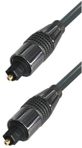 Zubeh&ouml;r: 1,5 m Optisches Toslink Digital-Kabel 6mm; 2 x ODT Stecker + Metall und vergoldet