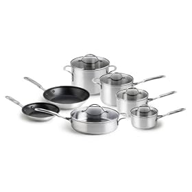 Calphalon Simply Stainless 12pc Set by Cookware Sets